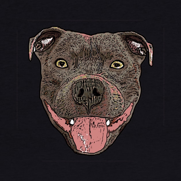 Staffordshire Bull Terrier by Mark Ewbie